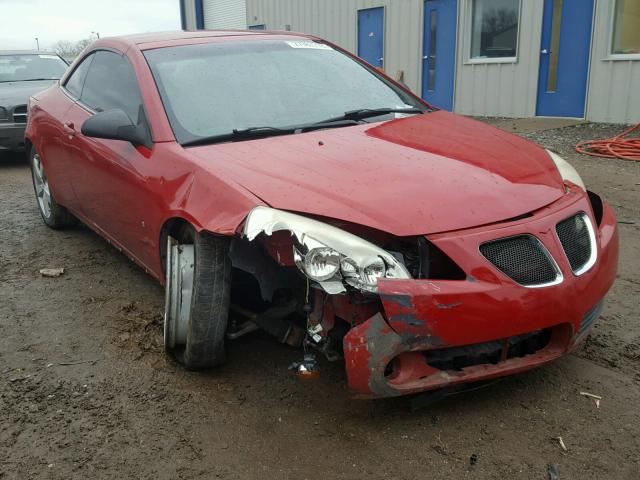 1G2ZH36N474129600 - 2007 PONTIAC G6 GT RED photo 1