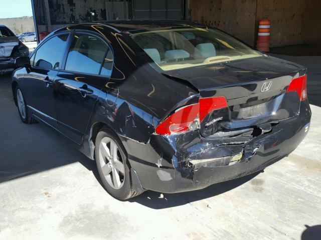 1HGFA168X6L097596 - 2006 HONDA CIVIC EX 黑色 照片 3