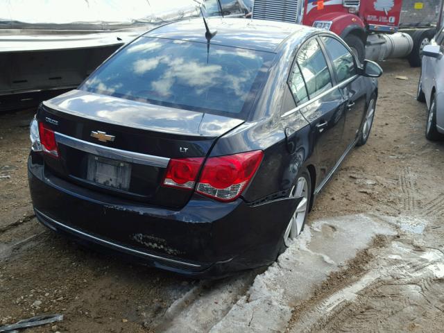 1G1PG5SC6C7312844 - 2012 CHEVROLET CRUZE LT BLACK photo 4