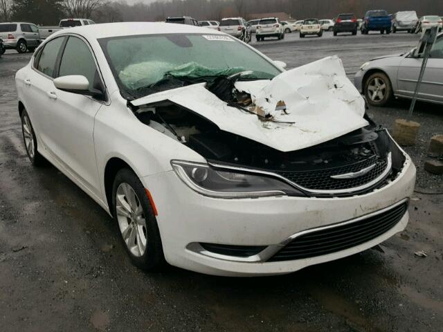 1C3CCCAB3FN578504 - 2015 CHRYSLER 200 LIMITE WHITE photo 1