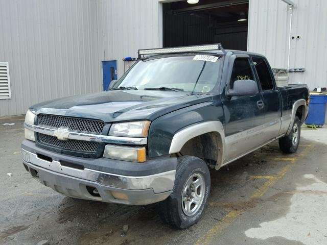 2GCEK19T131120224 - 2003 CHEVROLET SILVERADO GREEN photo 2