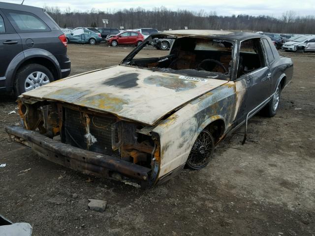 1G1AZ37H5ER109315 - 1984 CHEVROLET MONTE CARL BURN photo 2