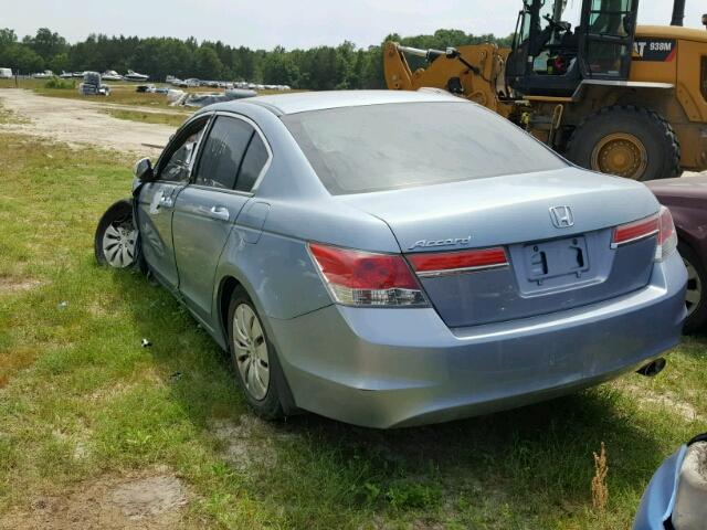 1HGCP2F38BA131858 - 2011 HONDA ACCORD BLUE photo 3