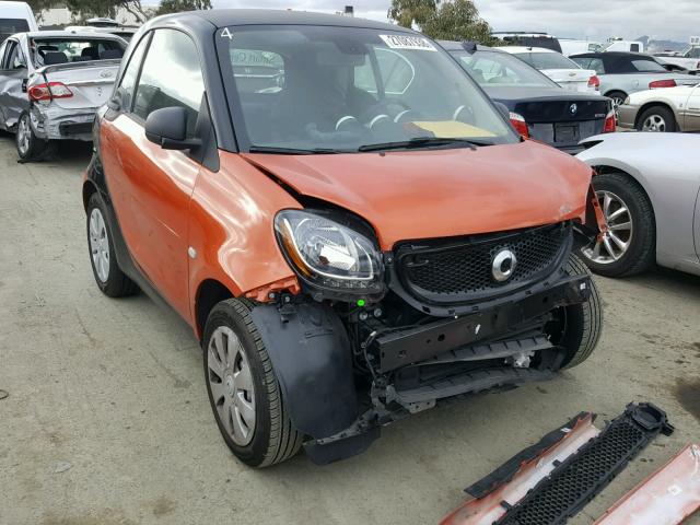 WMEFJ5DA1GK079184 - 2016 SMART FORTWO ORANGE photo 1