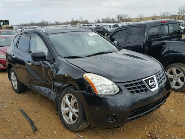 JN8AS5MV8AW117541 - 2010 NISSAN ROGUE S BLACK photo 1