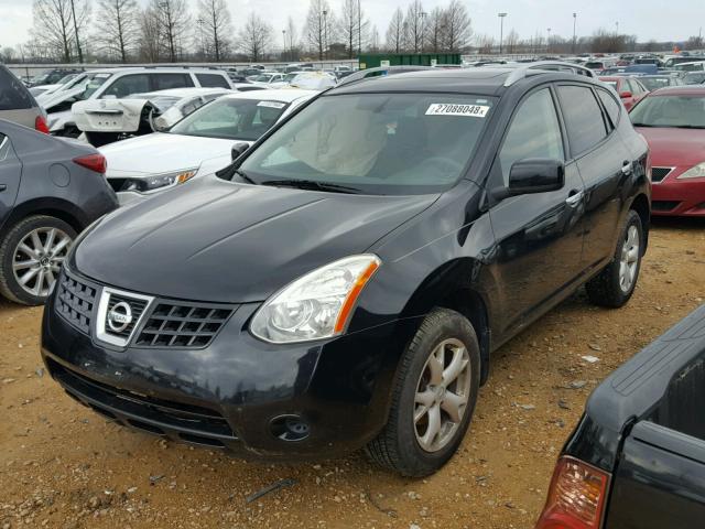 JN8AS5MV8AW117541 - 2010 NISSAN ROGUE S BLACK photo 2