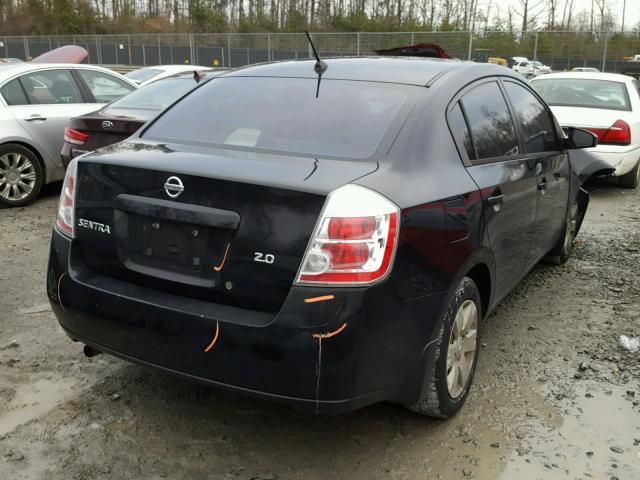 3N1AB61E47L676317 - 2007 NISSAN SENTRA 2.0 BLACK photo 4