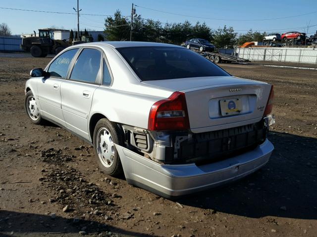 YV1TS92D521281280 - 2002 VOLVO S80 GRAY photo 3