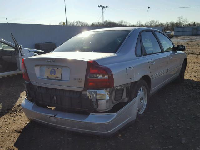 YV1TS92D521281280 - 2002 VOLVO S80 GRAY photo 4