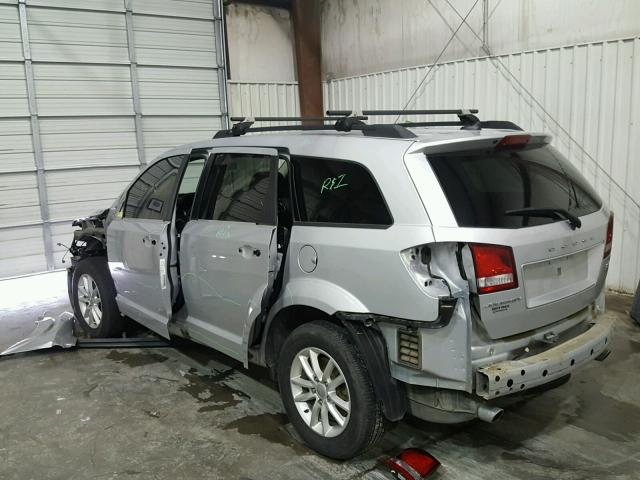 3C4PDCBG2ET243978 - 2014 DODGE JOURNEY SX SILVER photo 3