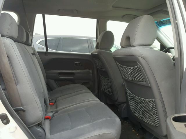 5FNYF283X8B003819 - 2008 HONDA PILOT SE SILVER photo 6