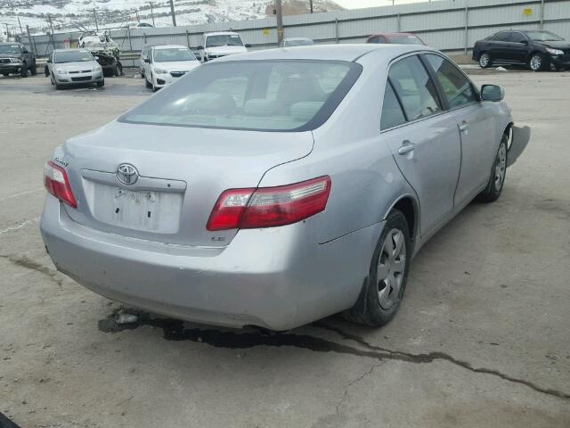 4T1BE46K87U143741 - 2007 TOYOTA CAMRY NEW SILVER photo 4