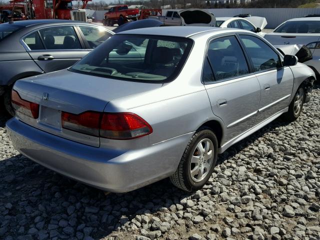 1HGCG56682A095536 - 2002 HONDA ACCORD EX SILVER photo 4