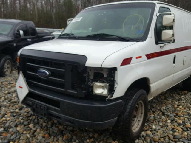 1FDSS3ELXBDA71723 - 2011 FORD ECONOLINE WHITE photo 9