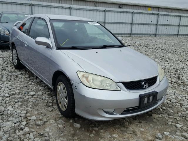 1HGEM22535L012875 - 2005 HONDA CIVIC LX SILVER photo 1