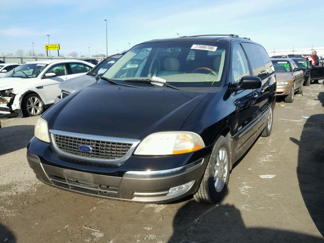 2FMDA58482BA13479 - 2002 FORD WINDSTAR L BLACK photo 2