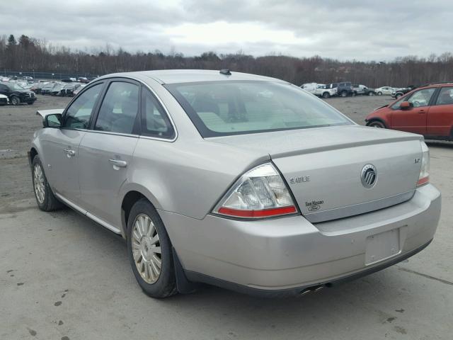 1MEHM41W78G616684 - 2008 MERCURY SABLE LUXU SILVER photo 3