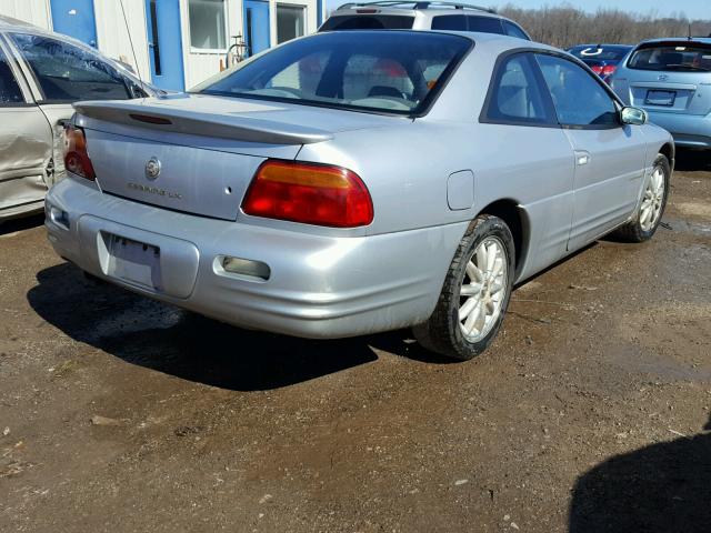 4C3AU52N1YE107459 - 2000 CHRYSLER SEBRING LX SILVER photo 4