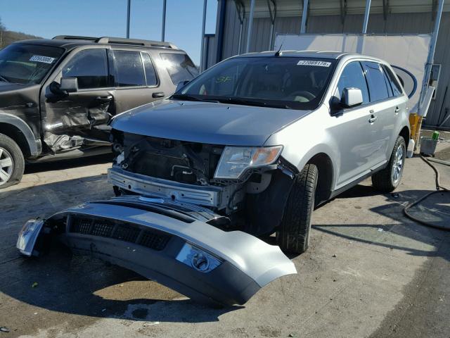 2FMDK38C47BB32601 - 2007 FORD EDGE SEL SILVER photo 2