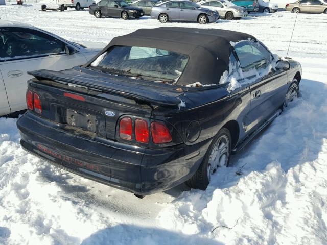 1FALP45X2VF205108 - 1997 FORD MUSTANG GT BLACK photo 4