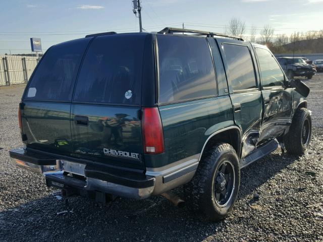 1GNEK13R3XJ317699 - 1999 CHEVROLET TAHOE K150 GREEN photo 4