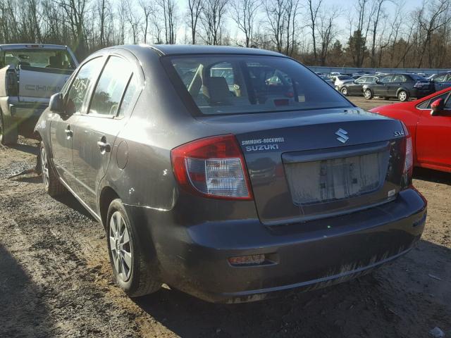 JS2YC5A21A6310461 - 2010 SUZUKI SX4 LE GRAY photo 3