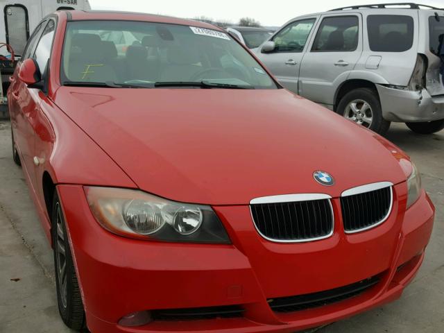 WBAVB13536KX35921 - 2006 BMW 325 I RED photo 1