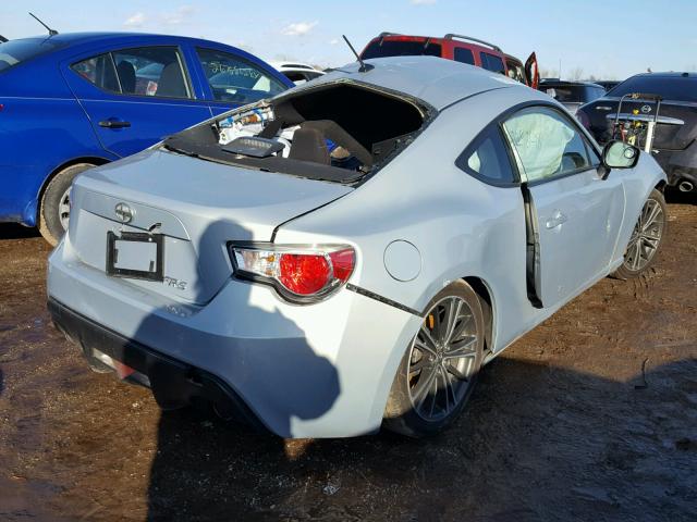 JF1ZNAA16D1729552 - 2013 TOYOTA SCION FR-S SILVER photo 4