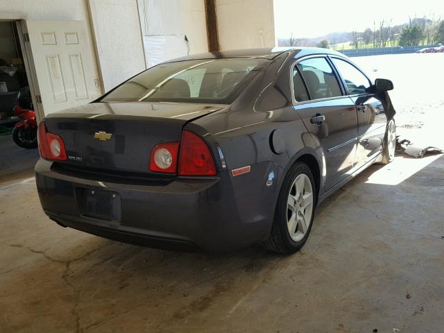 1G1ZA5EU8CF390921 - 2012 CHEVROLET MALIBU LS Сұр фото 4