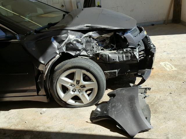 1G1ZA5EU8CF390921 - 2012 CHEVROLET MALIBU LS Сұр фото 9