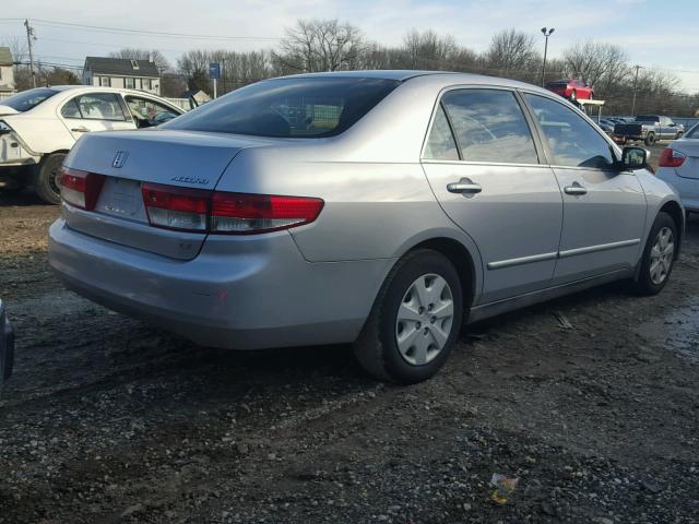 1HGCM55374A089844 - 2004 HONDA ACCORD LX SILVER photo 4