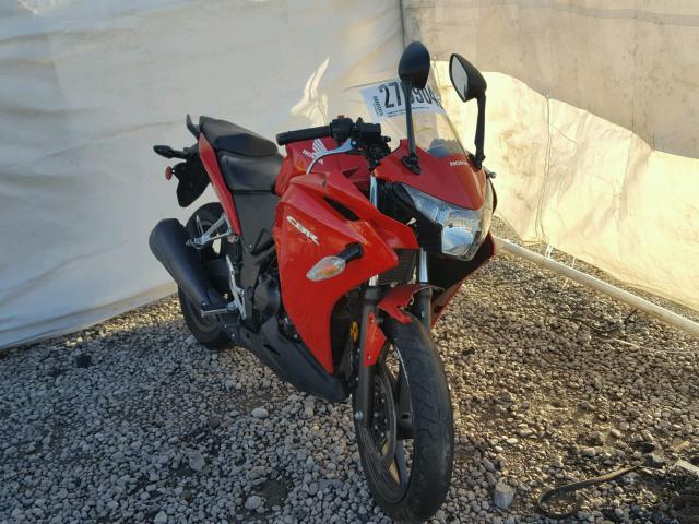 MLHMC4108D5300938 - 2013 HONDA CBR250 R RED photo 1