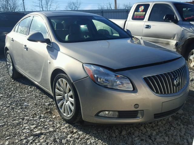 W04GS5EC4B1085358 - 2011 BUICK REGAL CXL BEIGE photo 1