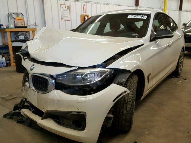 WBA3X9C55FD868918 - 2015 BMW 335 XIGT WHITE photo 2