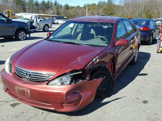 4T1BE32K45U100348 - 2005 TOYOTA CAMRY LE BURGUNDY photo 2