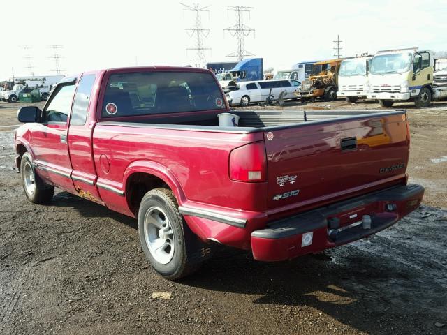 1GCCS19W428209007 - 2002 CHEVROLET S TRUCK S1 BURGUNDY photo 3