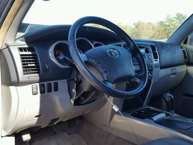 JTEBU17RX58051436 - 2005 TOYOTA 4RUNNER LI GRAY photo 9