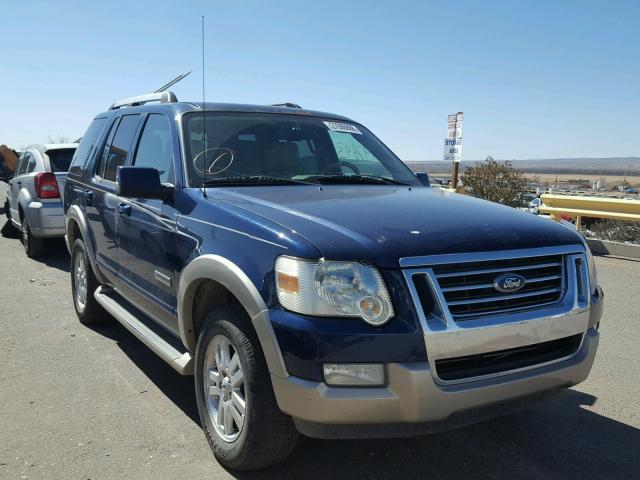 1FMEU74E36UA50106 - 2006 FORD EXPLORER E BLUE photo 1