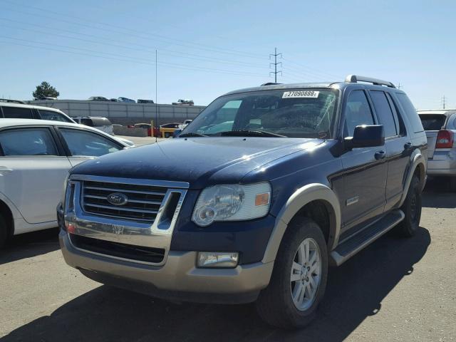 1FMEU74E36UA50106 - 2006 FORD EXPLORER E BLUE photo 2