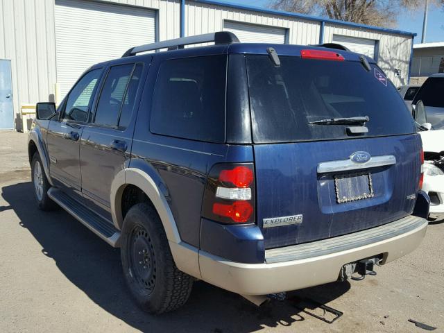 1FMEU74E36UA50106 - 2006 FORD EXPLORER E BLUE photo 3