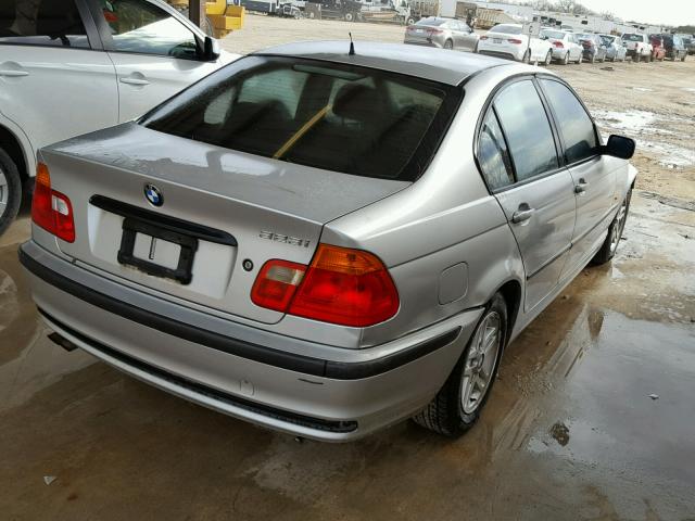 WBAAM3345YCA93911 - 2000 BMW 323 I SILVER photo 4