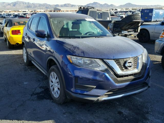 5N1AT2MV5HC731641 - 2017 NISSAN ROGUE SV BLUE photo 1