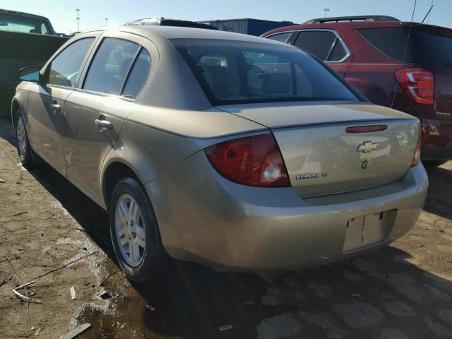 1G1AL55F667663622 - 2006 CHEVROLET COBALT LT GOLD photo 3