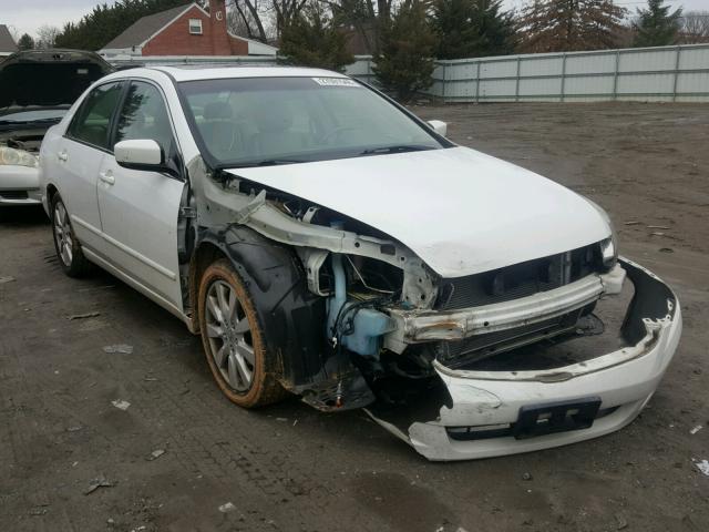 1HGCM66597A029042 - 2007 HONDA ACCORD EX WHITE photo 1