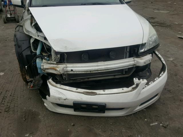 1HGCM66597A029042 - 2007 HONDA ACCORD EX WHITE photo 9