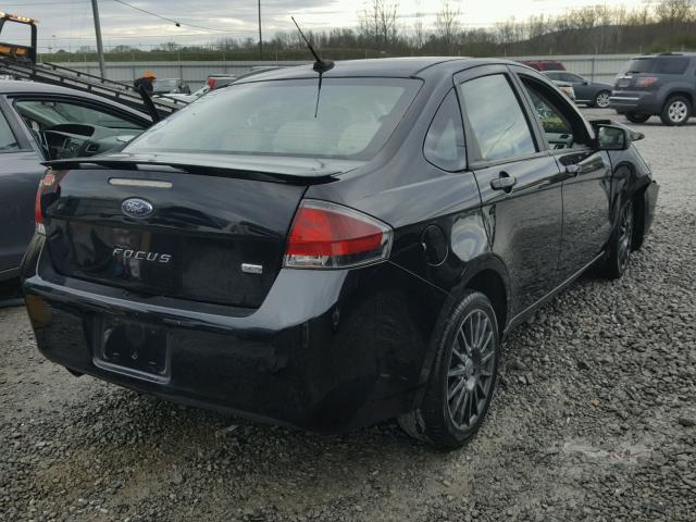 1FAHP3GN4AW285629 - 2010 FORD FOCUS SES BLACK photo 4