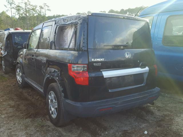 5J6YH1H34AL003123 - 2010 HONDA ELEMENT LX BLACK photo 3