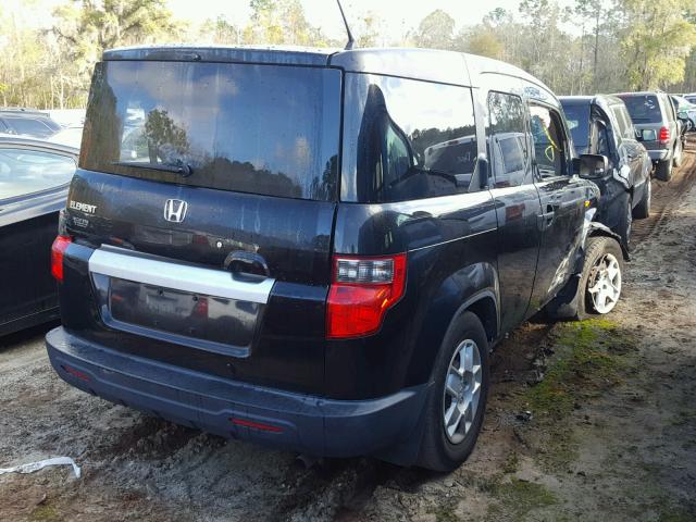 5J6YH1H34AL003123 - 2010 HONDA ELEMENT LX BLACK photo 4