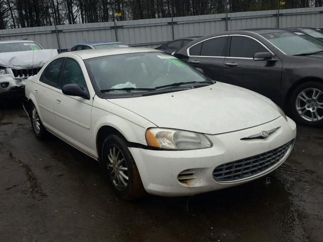 1C3EL46X22N224468 - 2002 CHRYSLER SEBRING LX WHITE photo 1