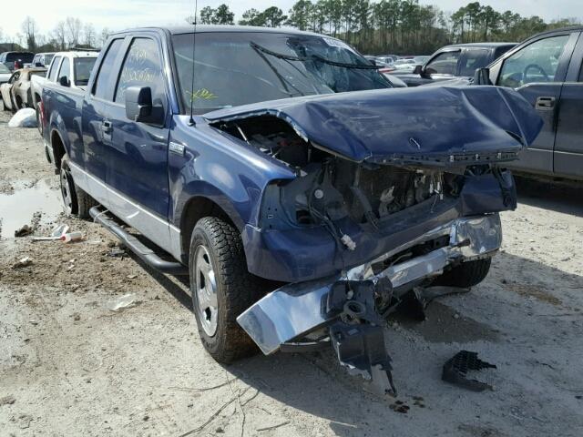 1FTRX12W18FA15335 - 2008 FORD F150 BLUE photo 1